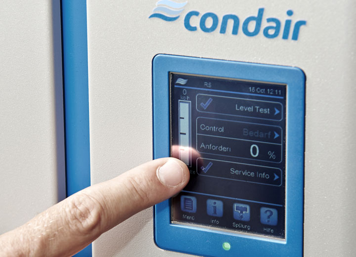 Humidifier control panel