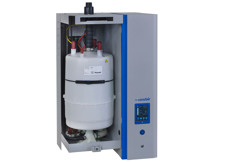 Humidifier steam cylinder
