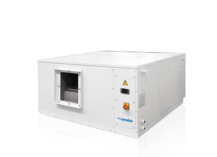 Ceiling-mounted swimming pool dehumidifier
