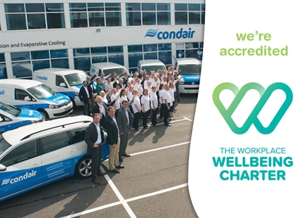 Condair Achieves Workplace Wellbeing Charter.